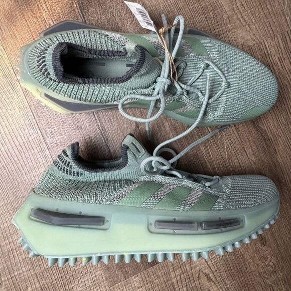 adidas | NWT‎ NMD S1 Shoes Focus Olive Silver Green IE9550 Women's Sizes - Picture 2 of 9